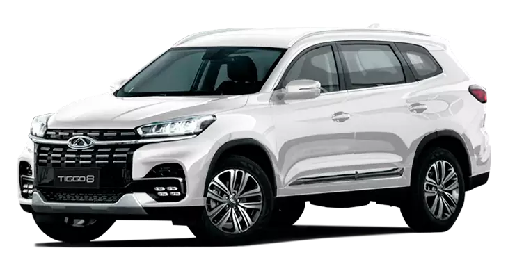 Chery Tiggo 8 I Рестайлинг, Искрящийся белый, 2400000 рублей, вид 2