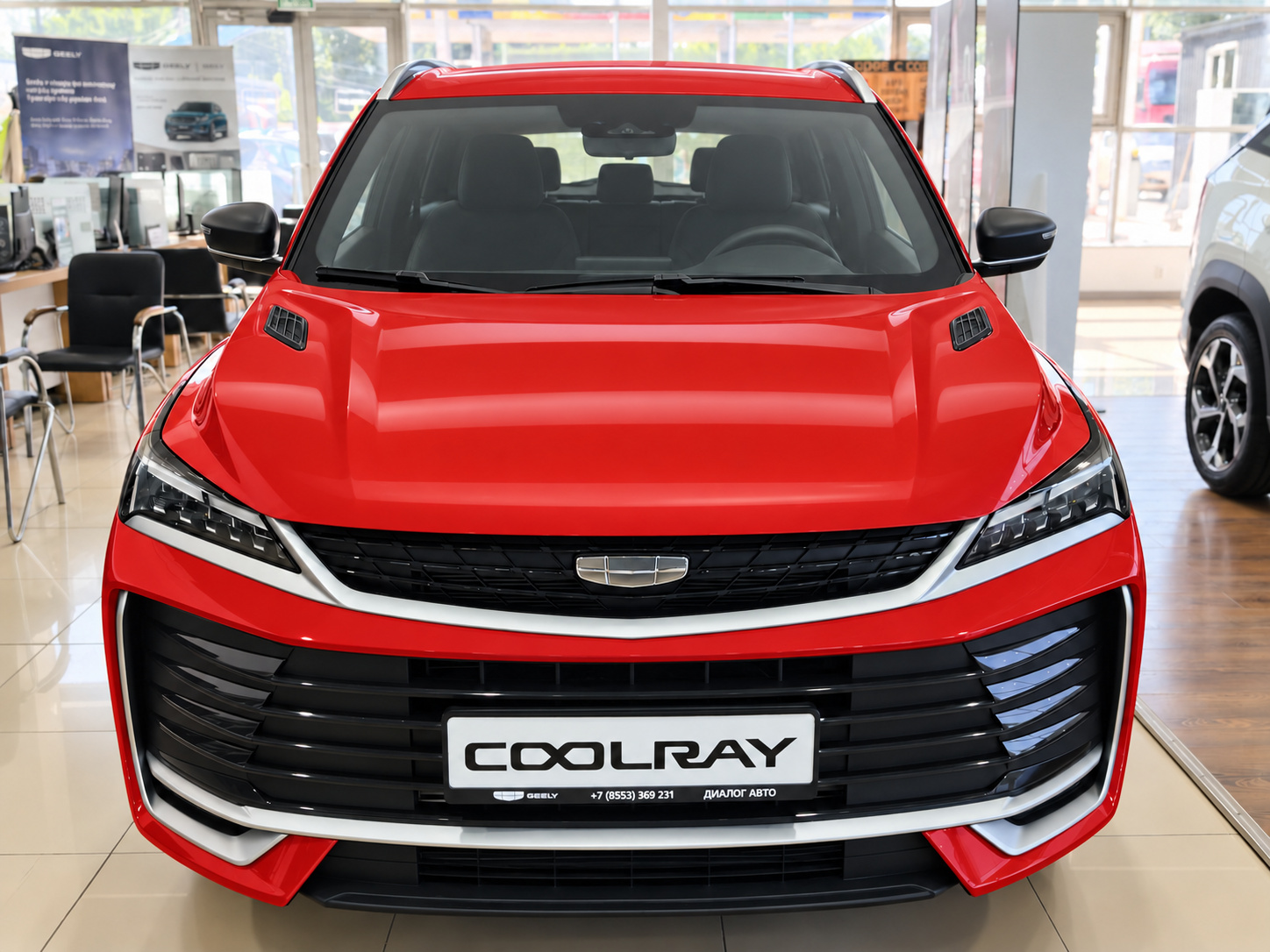 Geely Coolray I Рестайлинг 2, Bright Vermilion / Красный, 2759990 рублей, вид 5