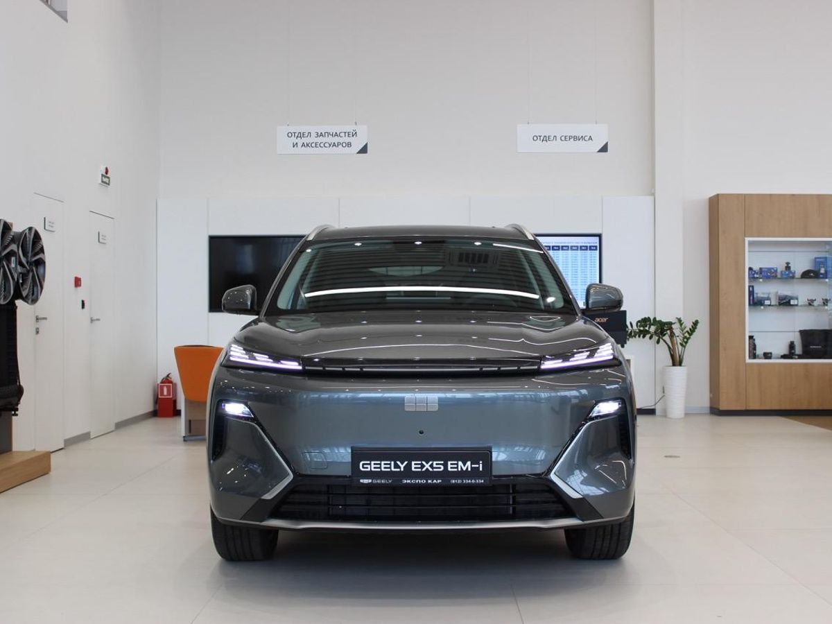 Geely EX5 EM-i I, Indigo Blue / Синий металлик, 3094990 рублей, вид 3