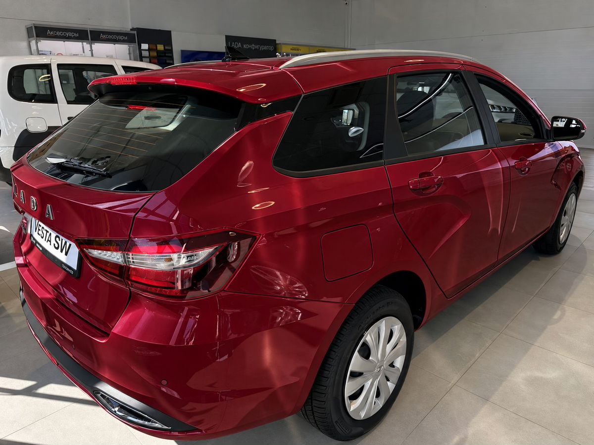 LADA Vesta SW I Рестайлинг (NG), Бордовый "Фламенко" металлик, 1500000 рублей, вид 6