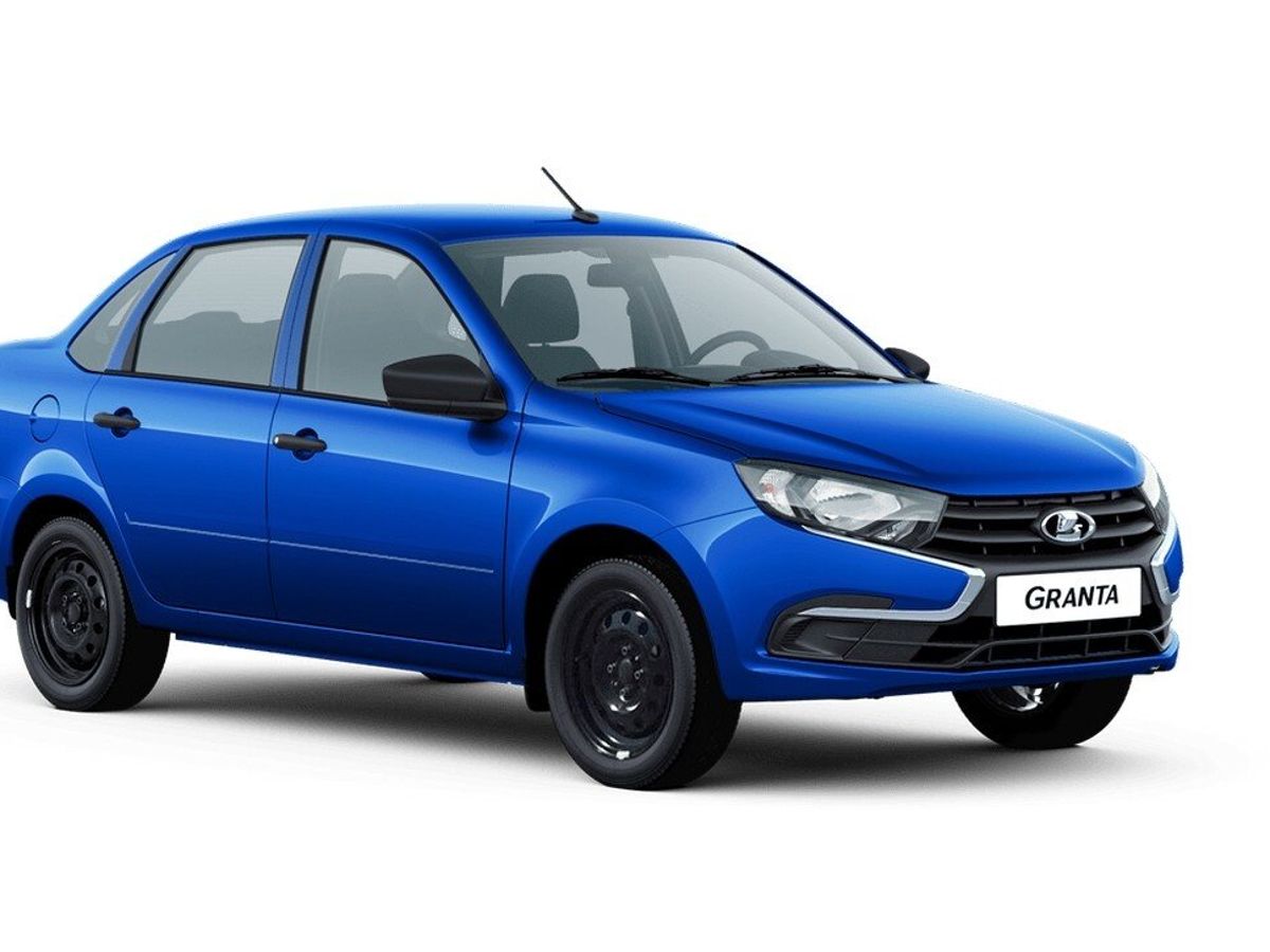 LADA Granta седан I Рестайлинг, Синий "Капитан" металлик, 998000 рублей, вид 4