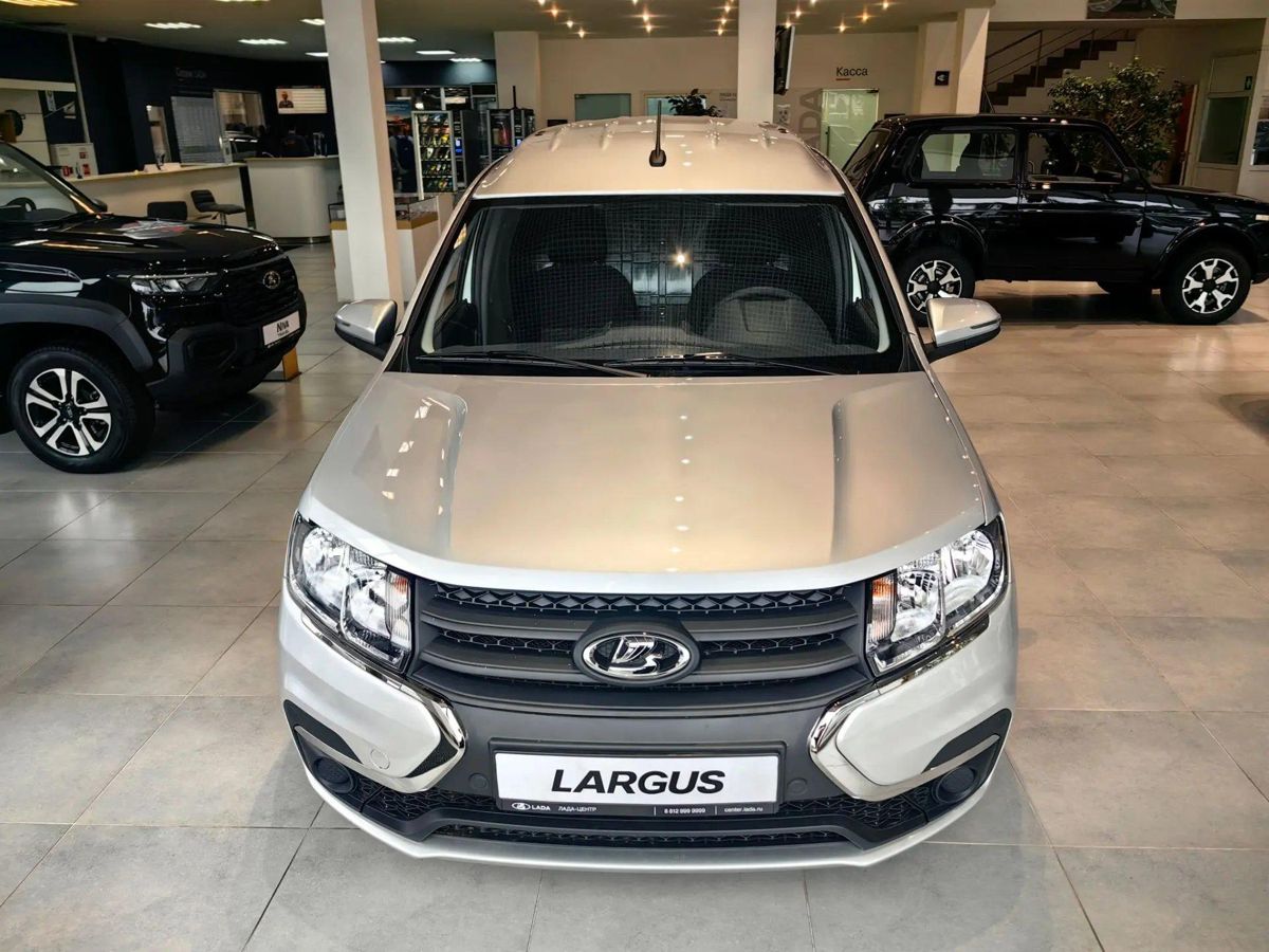 LADA Largus фургон I Рестайлинг, Серебристый "Платина" металлик, 1188238 рублей, вид 4