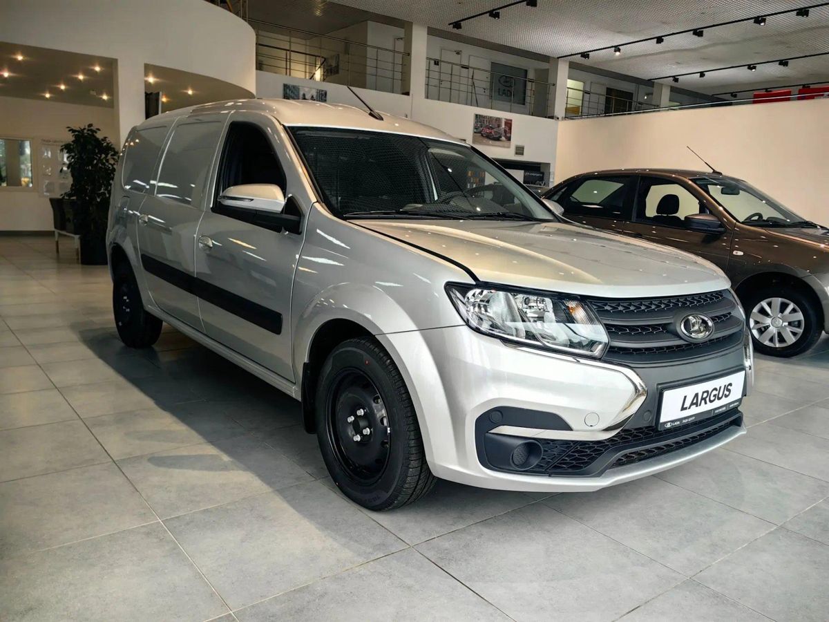 LADA Largus фургон I Рестайлинг, Серебристый "Платина" металлик, 1188238 рублей, вид 3