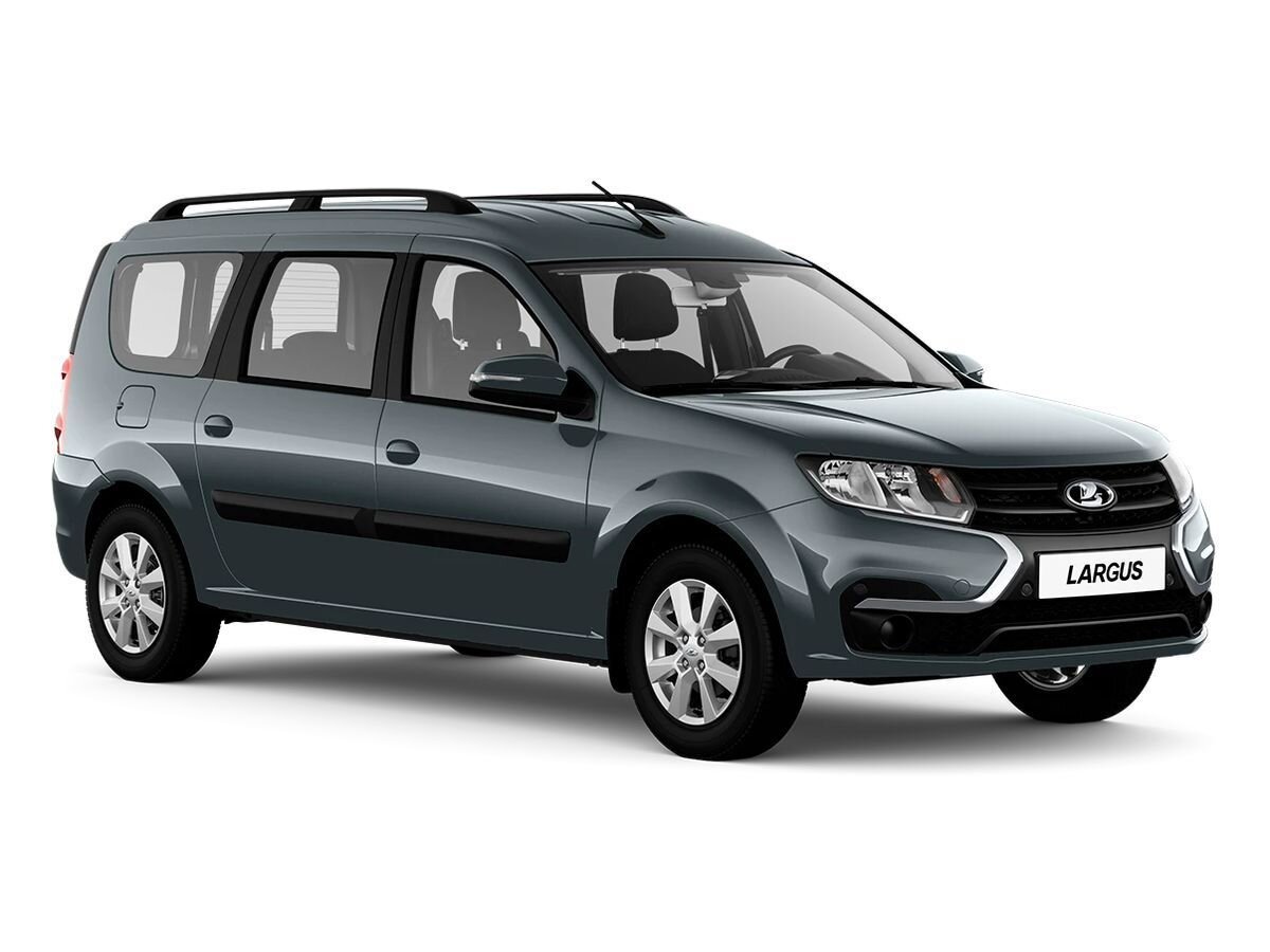 LADA Largus I Рестайлинг, Серебристо-темно-серый "Борнео" металлик, 1359600 рублей, вид 4