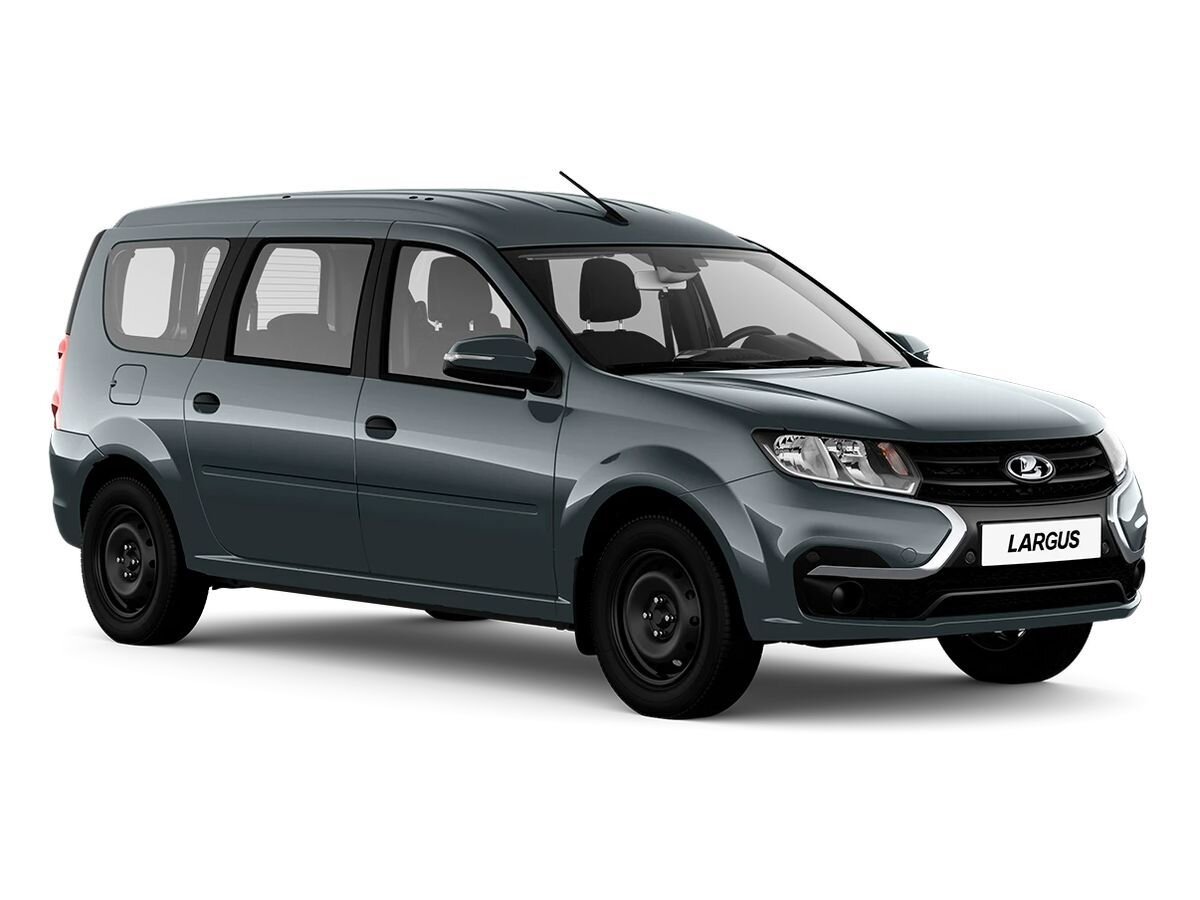 LADA Largus I Рестайлинг, Серебристо-темно-серый "Борнео" металлик, 1145470 рублей, вид 3