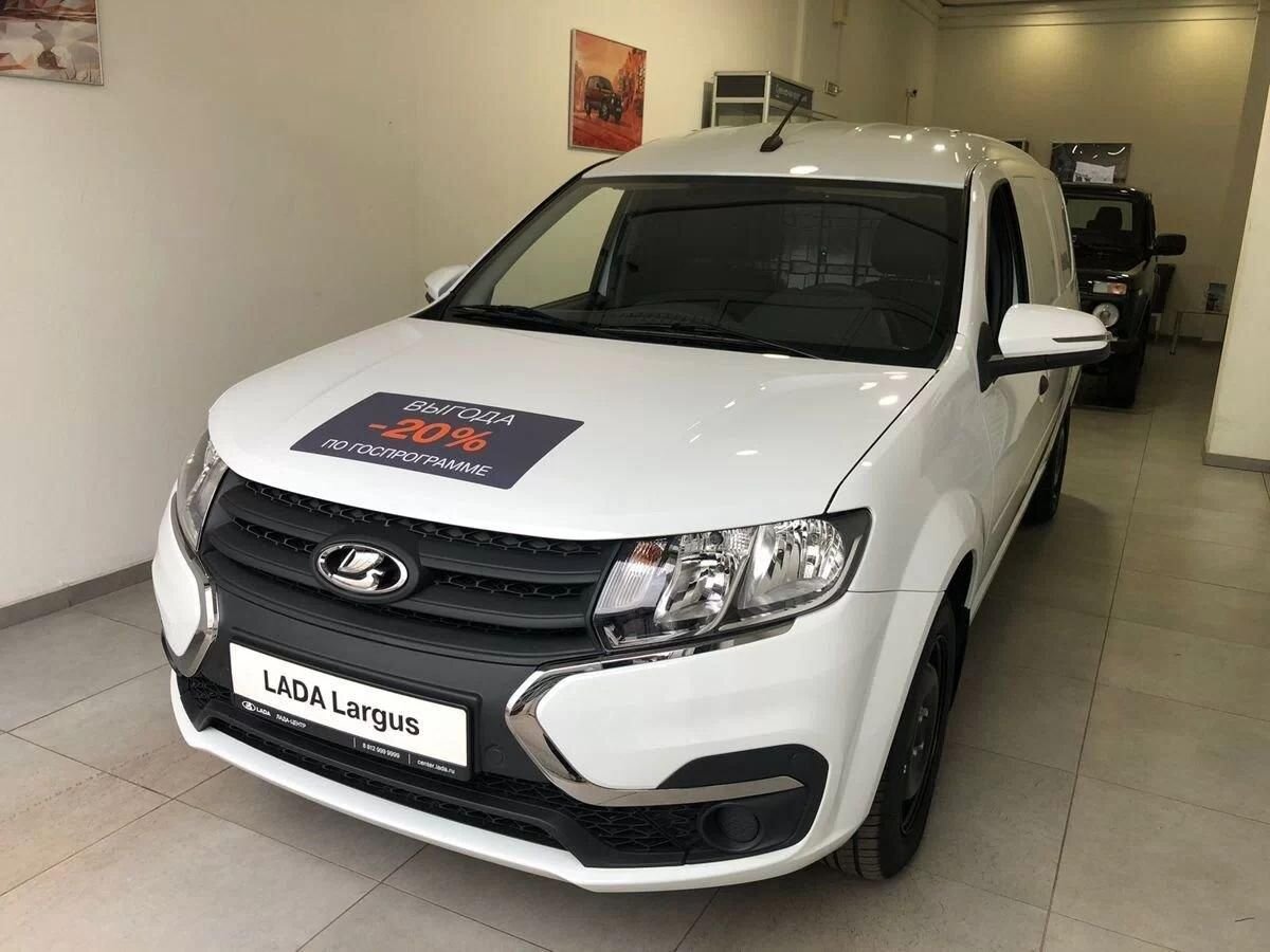 LADA Largus фургон I Рестайлинг, Белый "Ледниковый", 1138342 рублей, вид 3