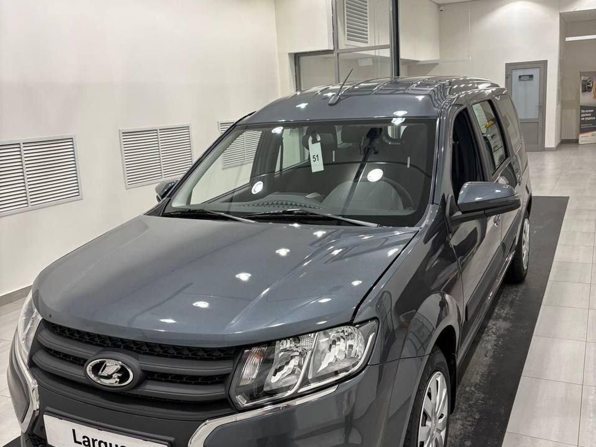 LADA Largus I Рестайлинг, Серебристо-темно-серый "Борнео" металлик, 1181110 рублей, вид 3