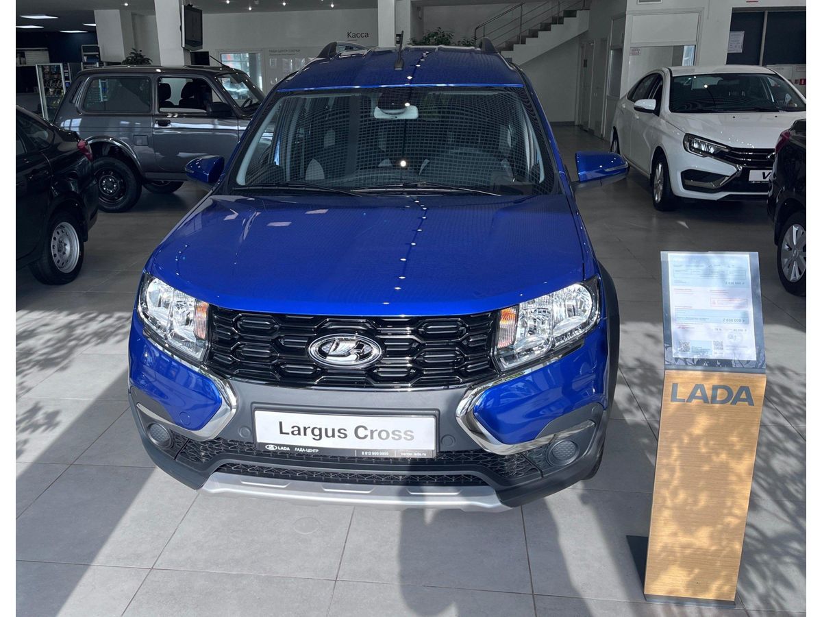 LADA Largus Cross I Рестайлинг, Синий "Капитан" металлик, 1437718 рублей, вид 3