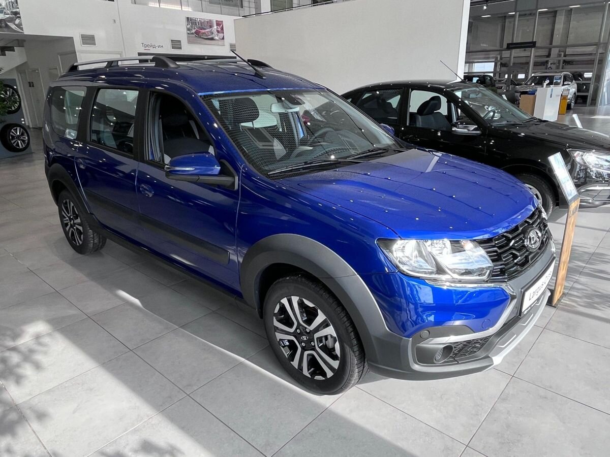 LADA Largus Cross I Рестайлинг, Синий "Капитан" металлик, 1437718 рублей, вид 4