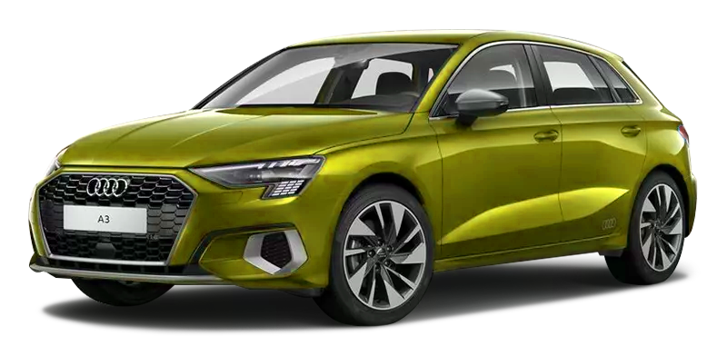 

Audi A3 1.4 (150 л.с.) 8AT FWD, Желтый (vegas yellow)