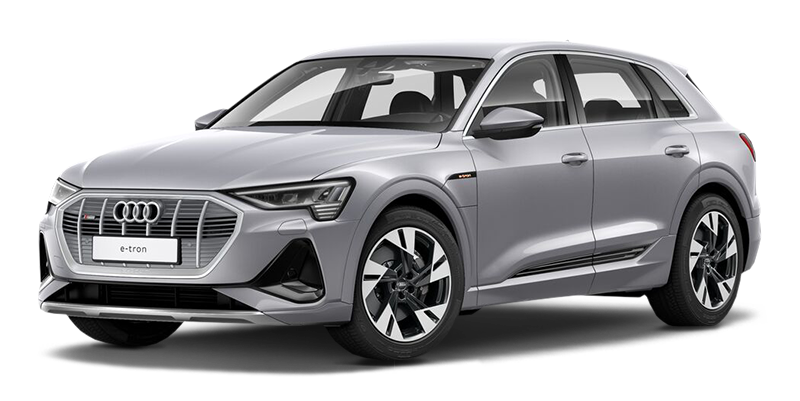 

Audi e-tron 0.0 (360 л.с.) 5CVT AWD, Серебристый;металлик (floret silver metallic)