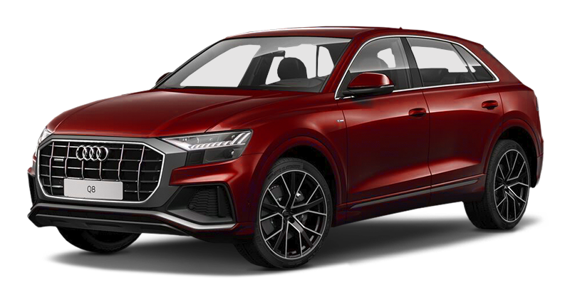 

Audi Q8 3.0 (340 л.с.) 8AT AWD, Красный;металлик (matador red)
