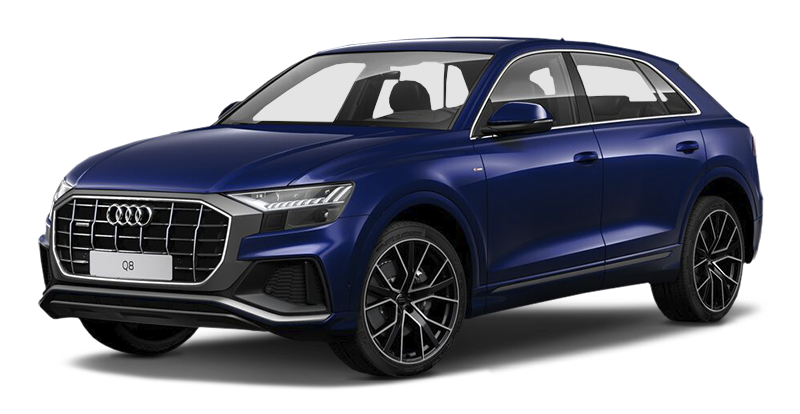 

Audi Q8 3.0 (340 л.с.) 8AT AWD, Синий;металлик (navarra blue)