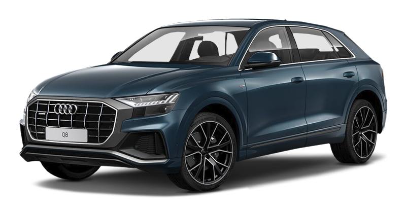 

Audi Q8 3.0 (340 л.с.) 8AT AWD, Синий;металлик (galaxy blue)