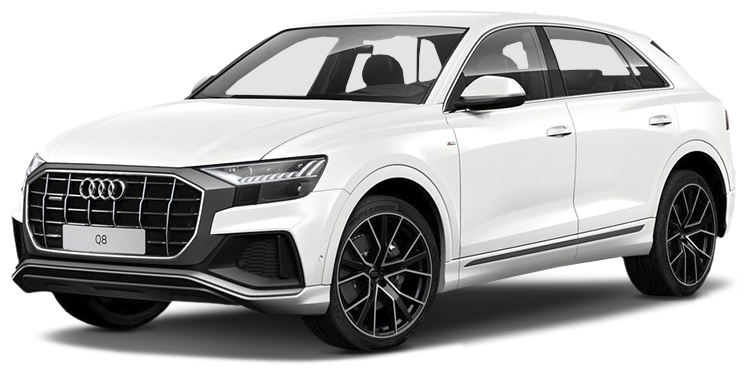 

Audi Q8 3.0 (340 л.с.) 8AT AWD, Белый (carrara white)