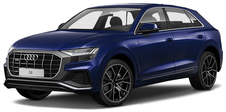 

Audi Q8 3.0 (340 л.с.) 8AT AWD, Синий;металлик (navarra blue)