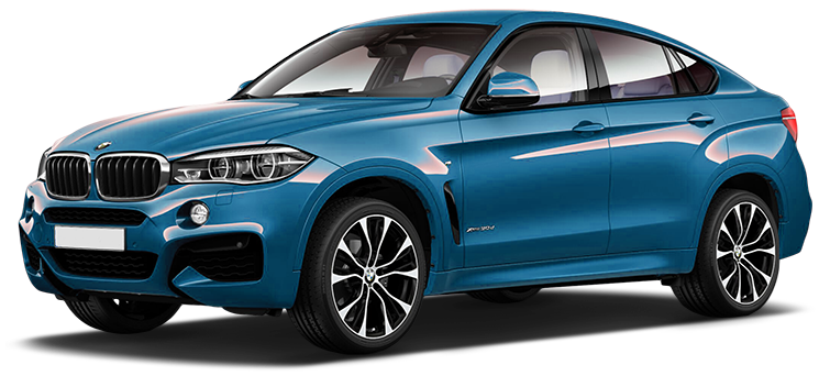 

Bmw X6 3.0 (249 л.с.) 8AT AWD, Голубой лонг-бич