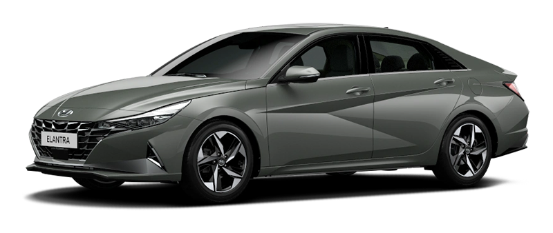 

Hyundai Elantra 2.0 (150 л.с.) 6AT FWD, Серый / luna gray