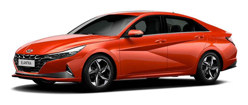 

Hyundai Elantra 2.0 (150 л.с.) 6AT FWD, Красно-оранжевый / lava orange