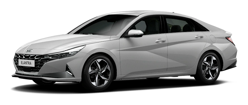 

Hyundai Elantra 1.6 (128 л.с.) 6AT FWD, Серебристый / platinum silver