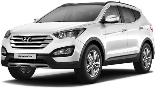 

Hyundai Santa Fe 2.4 (171 л.с.) 6AT AWD, White crystal pearl (белый)