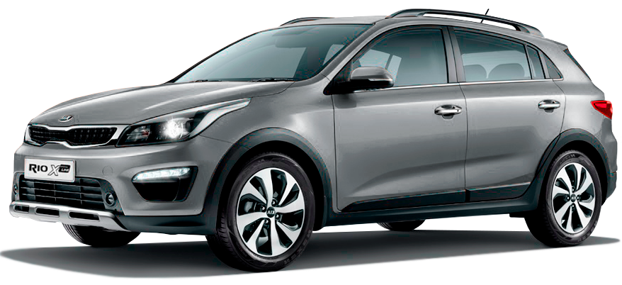 

Kia Rio X-Line 1.4 (100 л.с.) 6MT FWD, Серебряный глянец (металлик)