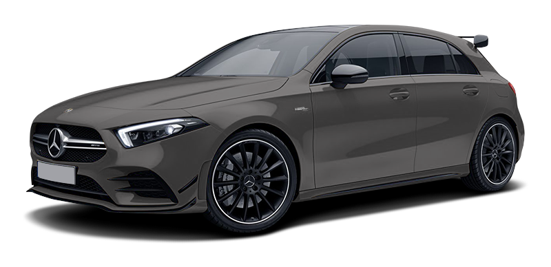

Mercedes_benz AMG A-Класс хэтчбек 2.0 (421 л.с.) 7RT AWD, Designo magno "серые горы"