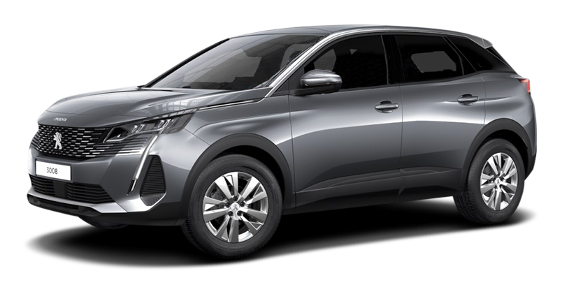 

Peugeot 3008 2.0 (150 л.с.) 8AT FWD, Серый металлик (gris shark)