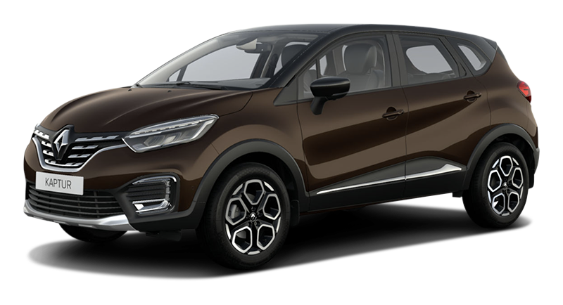 

Renault Kaptur 1.3 (150 л.с.) 5CVT FWD, Коричневый металлик с черной крышей;marron + noir