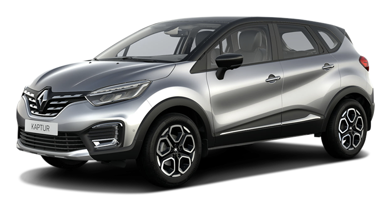 

Renault Kaptur 1.6 (114 л.с.) 5CVT FWD, Темно-серый металлик с черной крышей;gris + noir