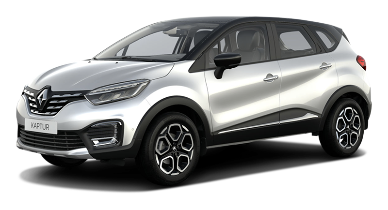 

Renault Kaptur 1.6 (114 л.с.) 5CVT FWD, Серебристый металлик с черной крышей;gris + noir