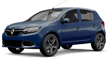 

Renault Sandero 1.6 (102 л.с.) 4AT FWD, Синий