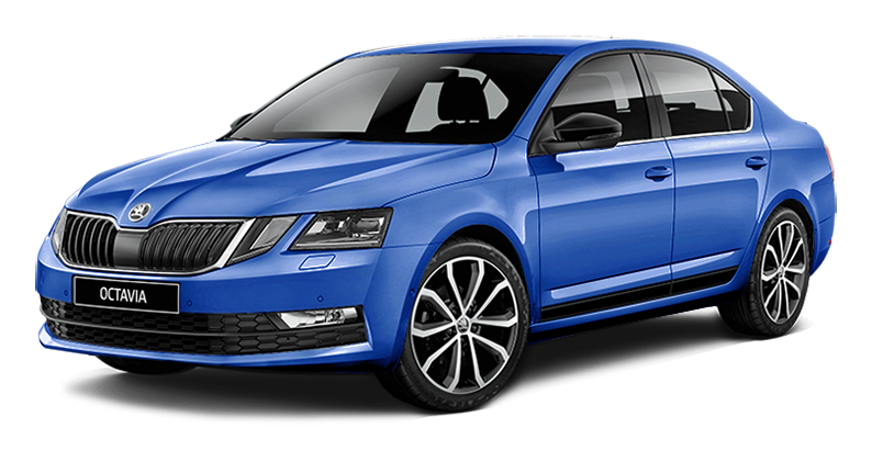 

Skoda Octavia 1.4 (150 л.с.) 7RT FWD, Синий reef blue металлик с черной крышей