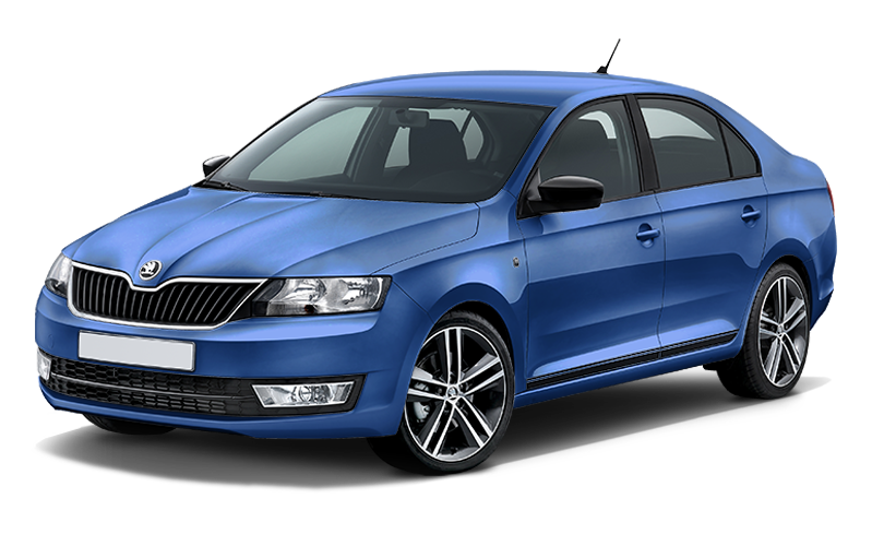 

Skoda Rapid 1.6 (110 л.с.) 6AT FWD, Синий reef blue металлик с черной крышей