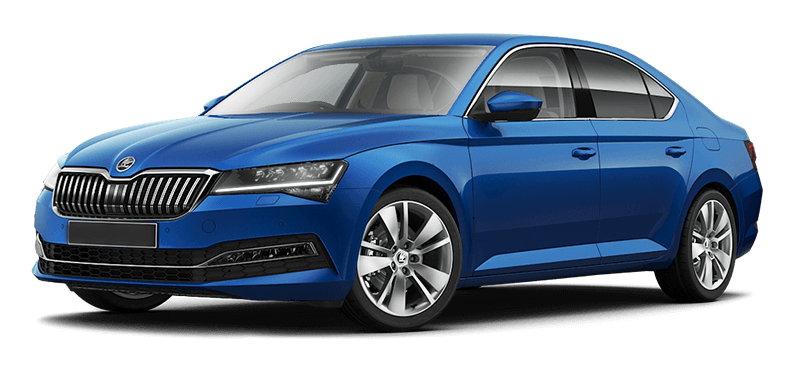 

Skoda Superb 2.0 (190 л.с.) 7RT FWD, Синий race металлик