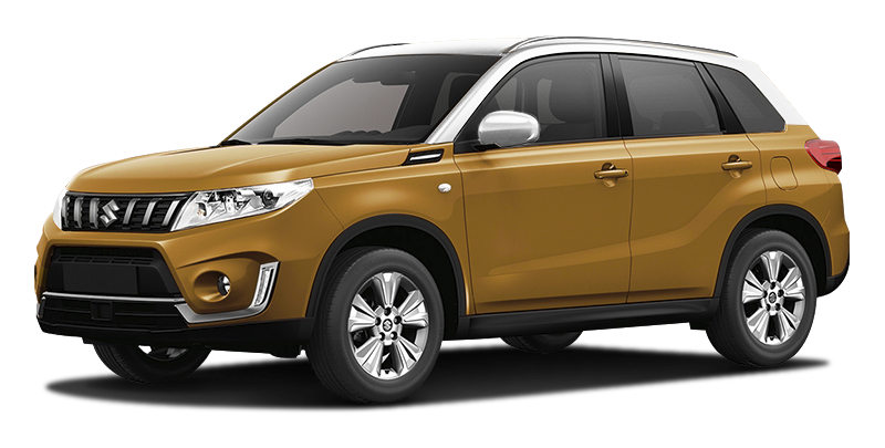 

Suzuki Vitara 1.6 (117 л.с.) 6AT AWD, Желто-оранжевый с белой крышей