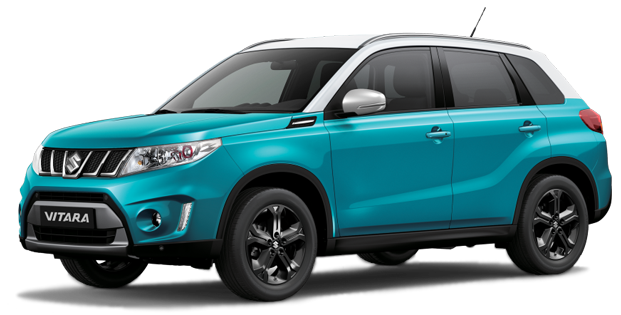 

Suzuki Vitara 1.4 (140 л.с.) 6AT AWD, Голубой/белая крыша