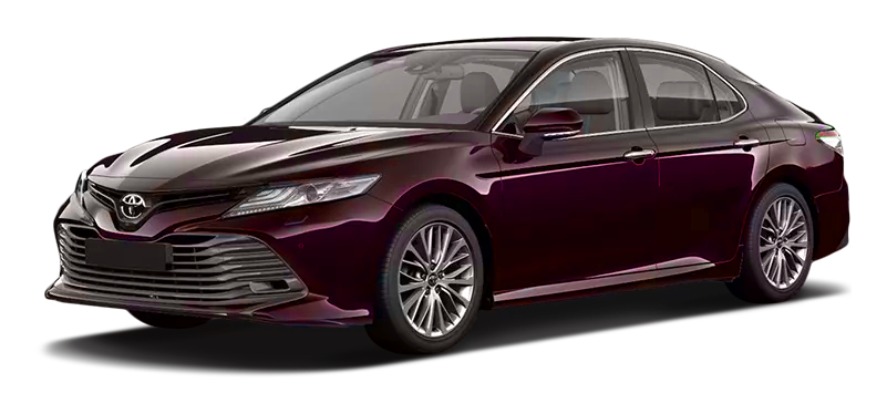 

Toyota Camry 3.5 (249 л.с.) 8AT FWD, Barcelona red mica metallic (красный металлик)