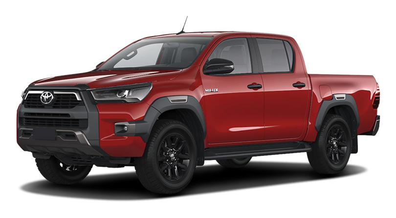 

Toyota Hilux 2.8 (200 л.с.) 6AT AWD, Emotional red