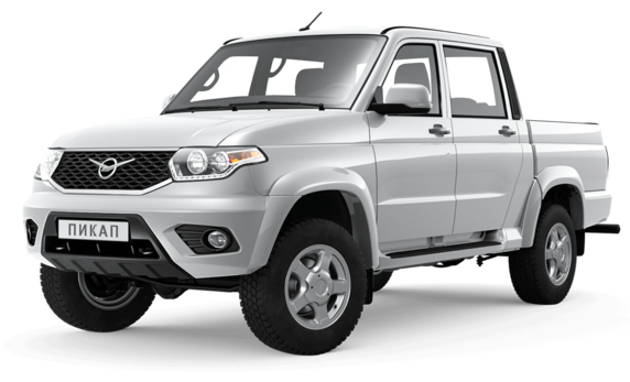 

Uaz Pickup 2.7 (150 л.с.) 5MT AWD, Серебристый металлик