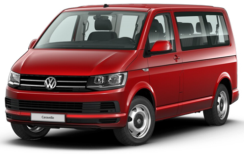 

Volkswagen Caravelle 2.0 (180 л.с.) 7RT AWD, Красный металлик