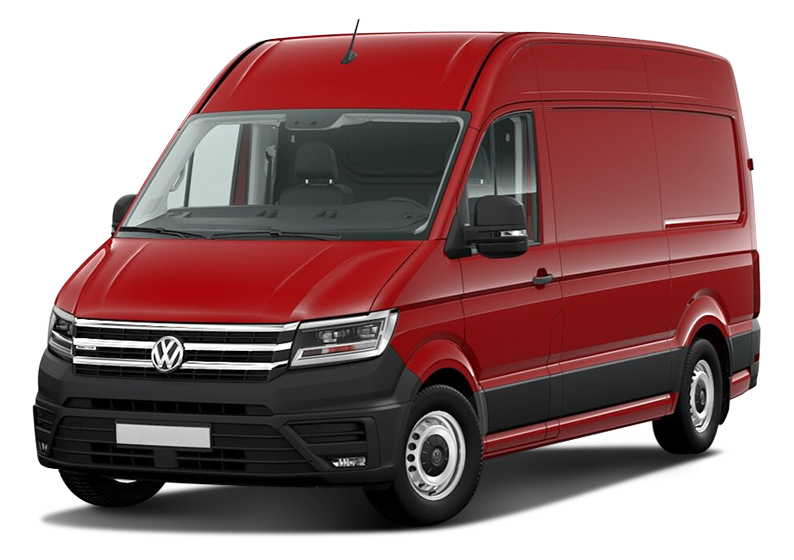 

Volkswagen Crafter 2.0 (140 л.с.) 6MT FWD, Вишнёво-красный