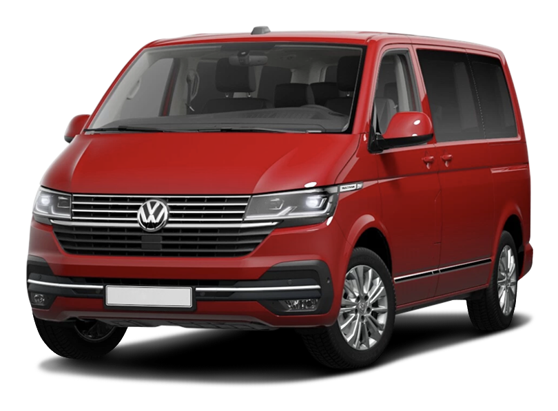 

Volkswagen Multivan 2.0 (150 л.с.) 6MT FWD, Вишнёво-красный
