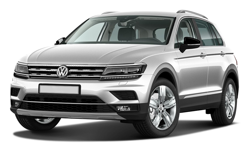 

Volkswagen Tiguan 2.0 (180 л.с.) 7RT AWD, Серебристый `reflex`;металлик