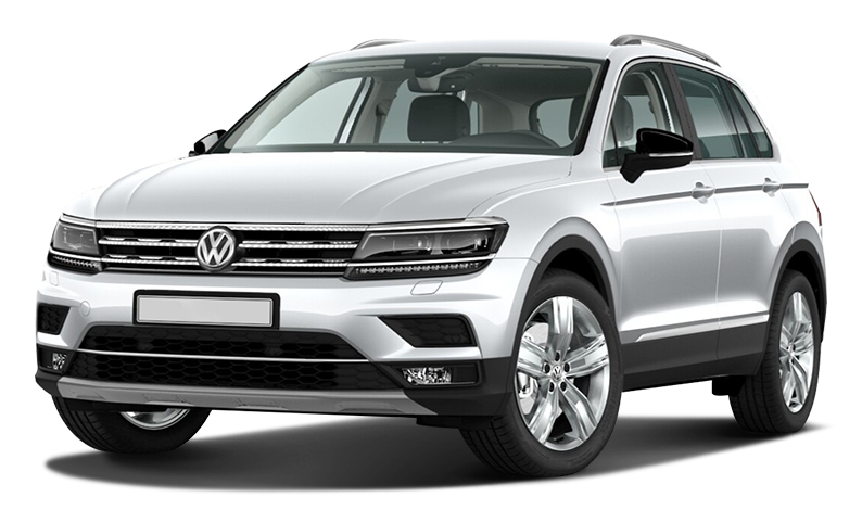 

Volkswagen Tiguan 2.0 (180 л.с.) 7RT AWD, Белый silver;металлик / черный deep black;перламутр