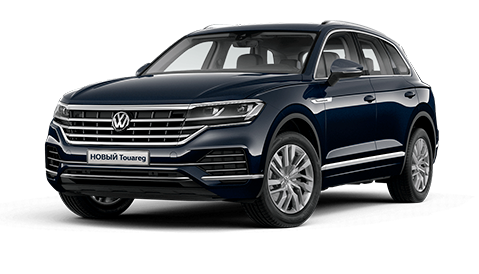 

Volkswagen Touareg New 2.0 (249 л.с.) 8AT AWD, Синий `moonlight`;перламутр